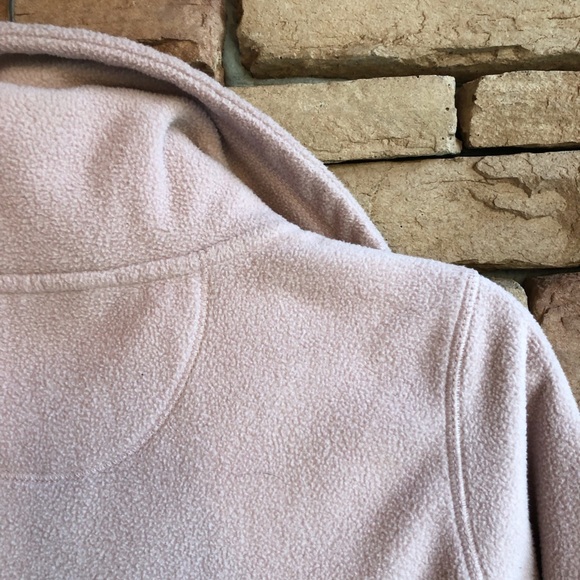 Calvin Klein pale pink full zip fleece jacket Women XS EUC - Picture 5 of 9